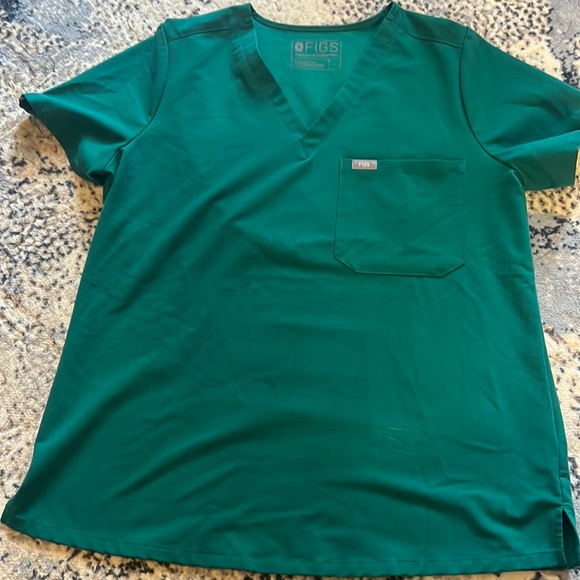 Figs Tops Figs Hunter Green Catarina Top Poshmark